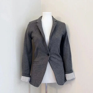 New Icone blazer gray academia teacher office career fall chic classic